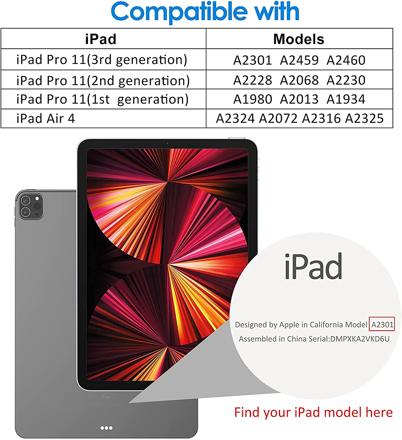 ZenRich [2-Pack] 9H Tempered Glass Screen Protector for iPad Air 5th/4th Gen 10.9