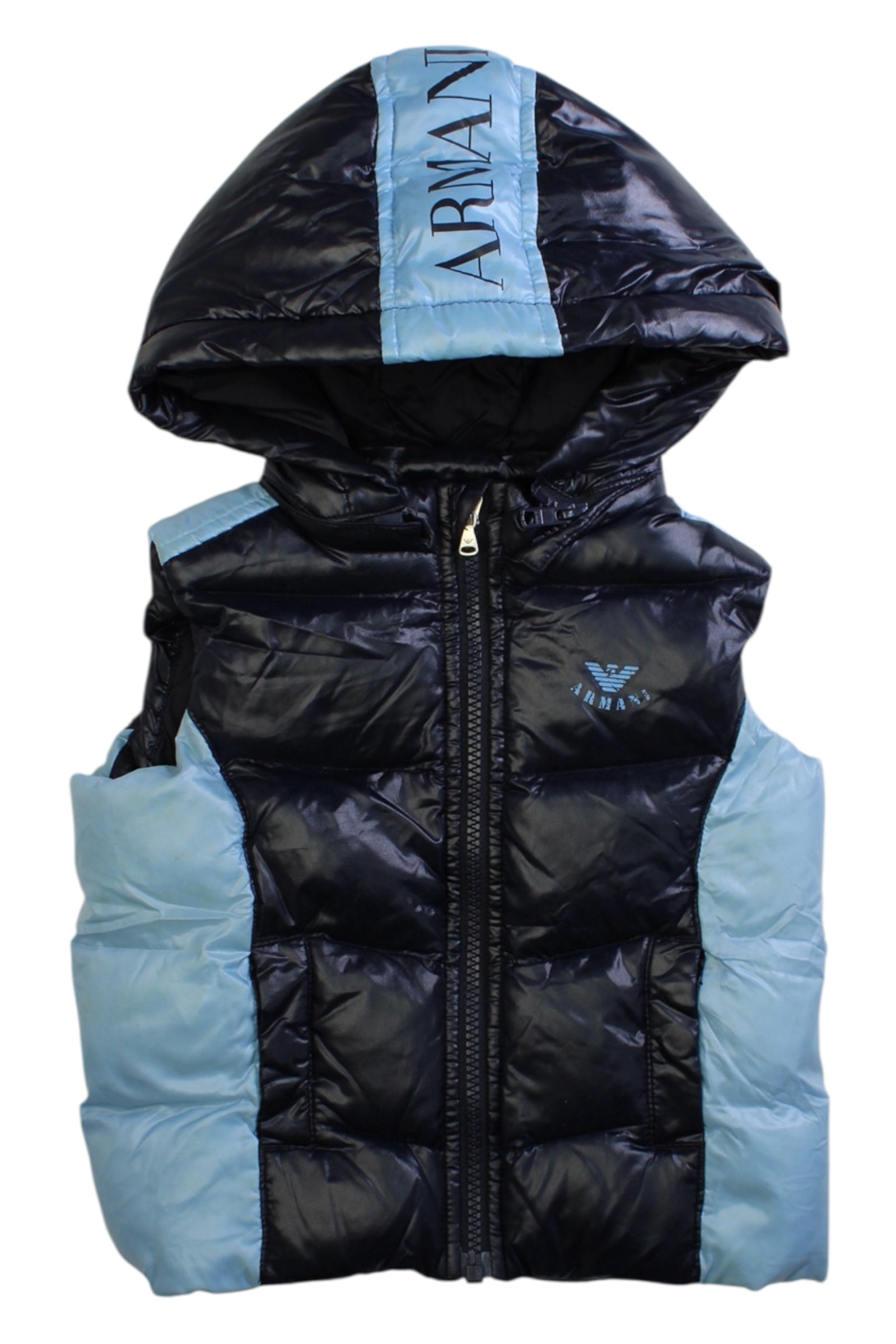 Armani Baby Quilted Hooded Coat for Boys & Girls 12-18 Months - Warm Winter Jacket for Infants, Perfect for Outdoor Play & Stroller Walks