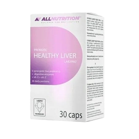 Allnutrition Probiotic for Liver Health - 30 Capsules | Supports Digestion & Detox | Ideal for Daily Wellness & Gut Health Maintenance