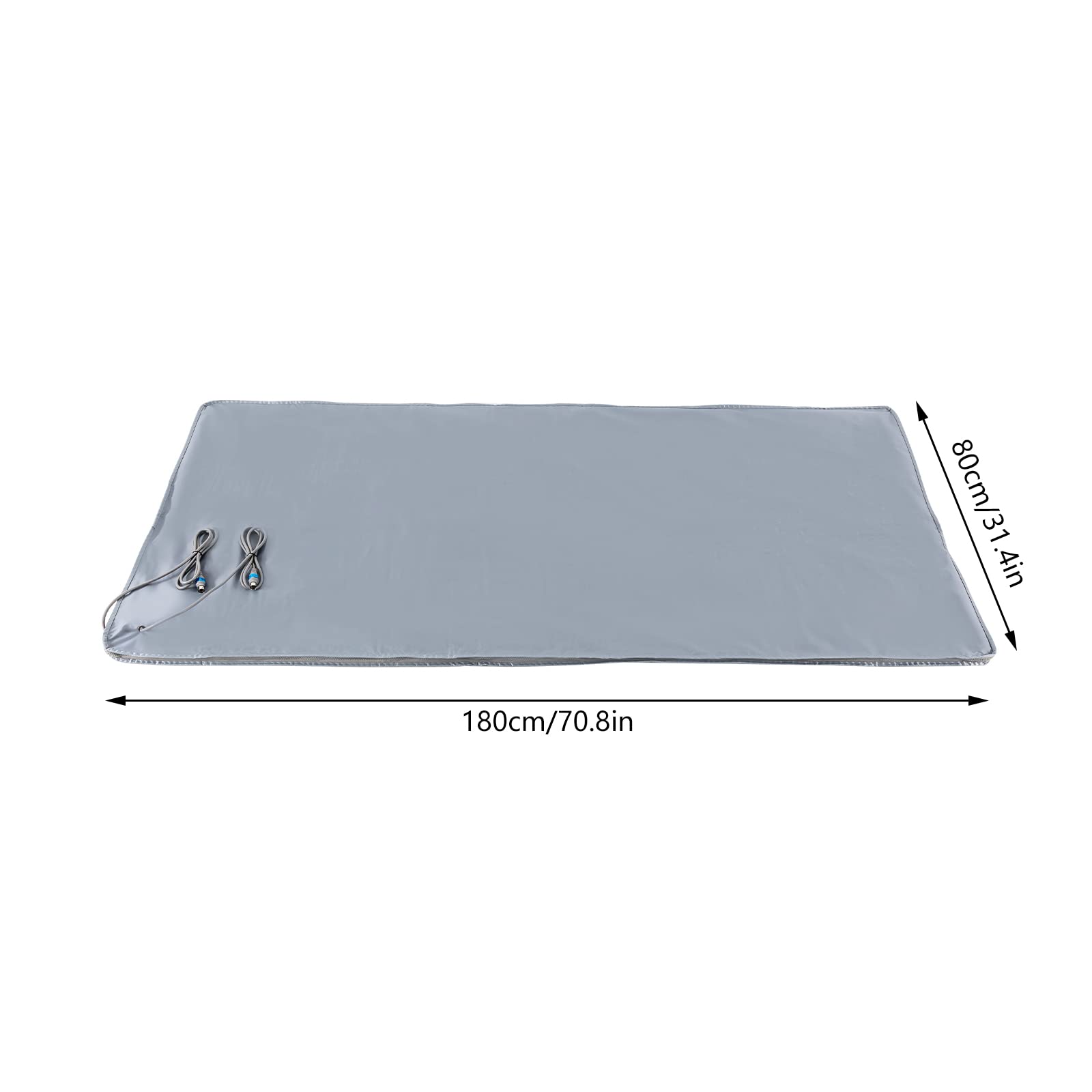 Premium Electric Sauna Blanket for Weight Loss & Heat Therapy - 2 Zone Heating Controller for Full Body Relaxation - Perfect for Home Spa, Detox & Recovery
