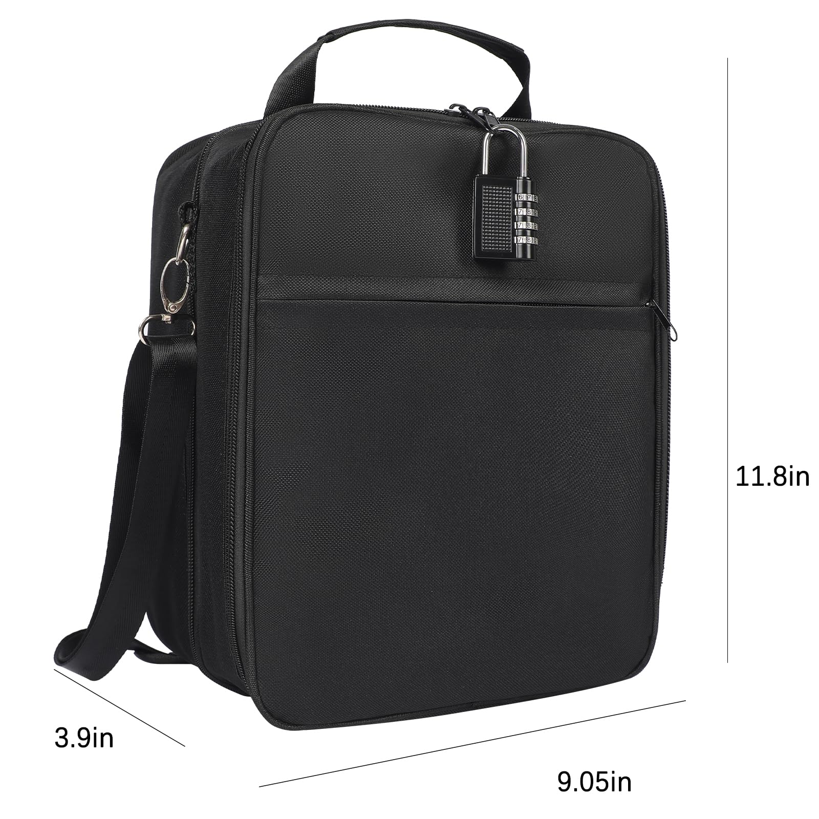 Secure Toy Storage Bag with Lock for Women & Men - Portable Game Toy Organizer Box for Personal Items - Perfect for Travel, Home & Office Organization