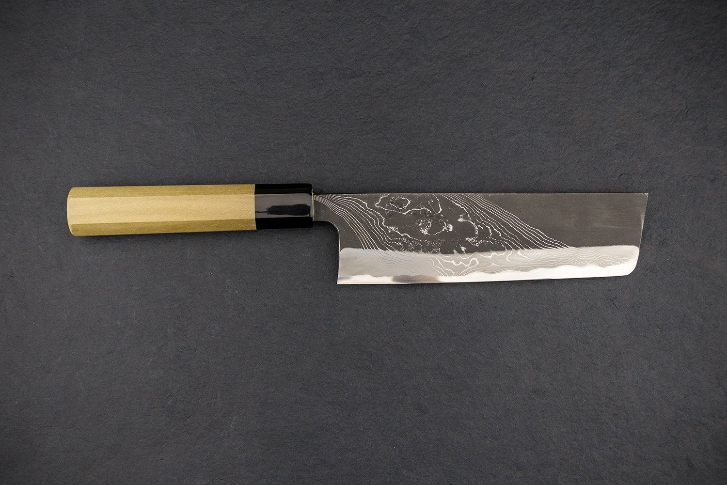 Premium Tsukasa Hinoura River Jump Nakiri Knife 165mm - Japanese High Carbon Steel Chef Knife for Slicing, Dicing & Chopping Vegetables - Perfect for Home Cooks & Professional Chefs