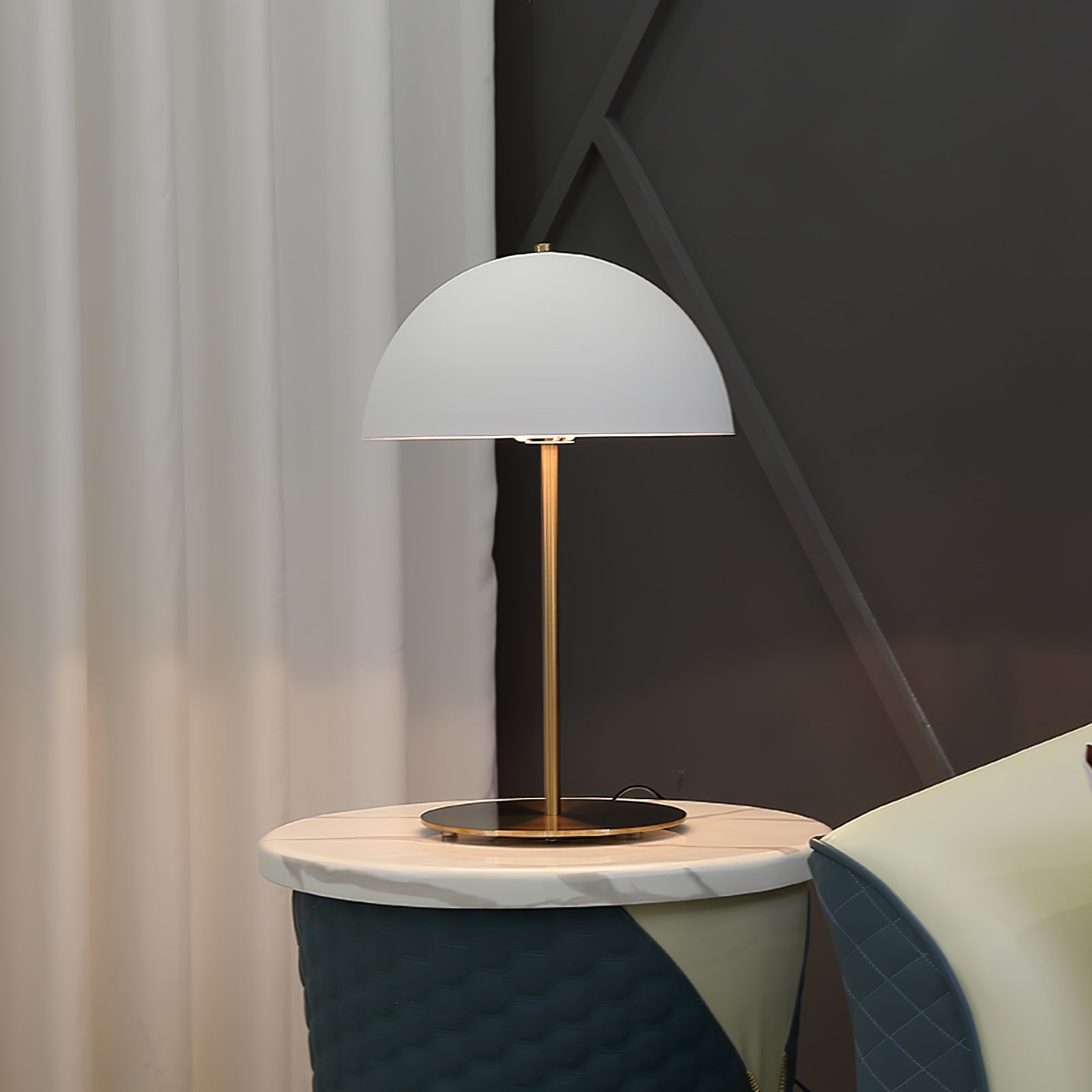 Hanna Table Lamp - Modern LED Bedside Lamp with USB Port, Adjustable Brightness for Bedroom, Living Room, Office - Perfect for Reading, Working & Night Light