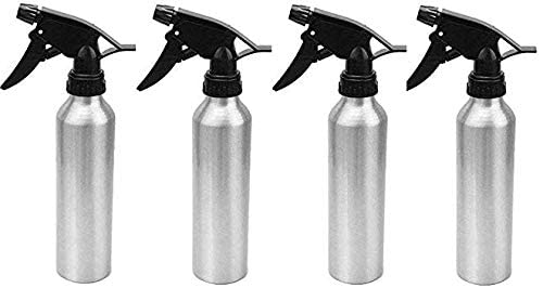 Gra8 Multipurpose Professional Empty Spray Bottle - 250ml Metal Sprayer for Face, Hair & Salon Use - Refillable Water Misting Bottle for Skincare, Hairdressing & Home Cleaning (Multicolor, 1-Pack)