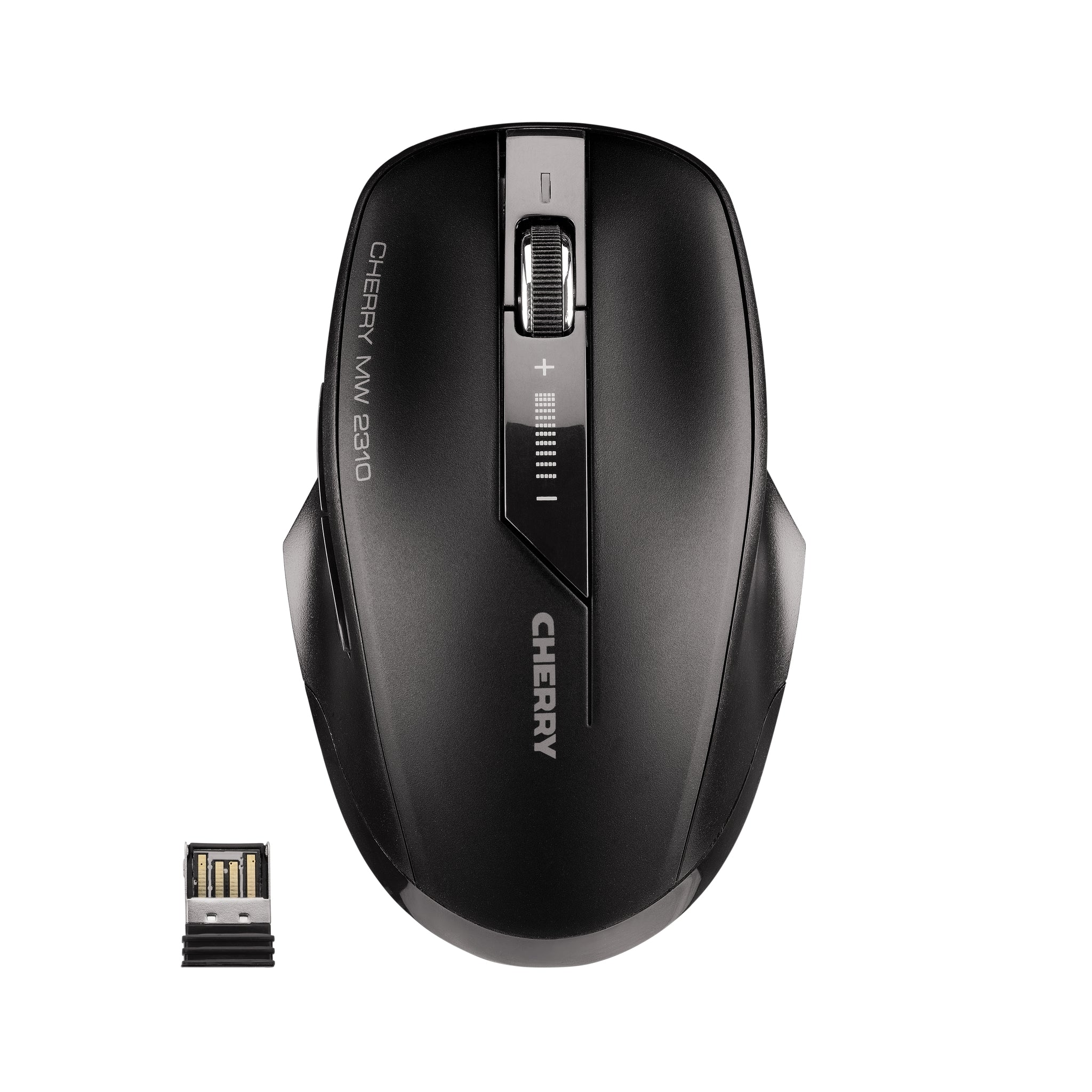 CHERRY MW 2310 Wireless Mouse - Ergonomic Design, 2.4GHz USB Receiver, 1600 DPI, Silent Click - Perfect for Office, Home & Gaming Use