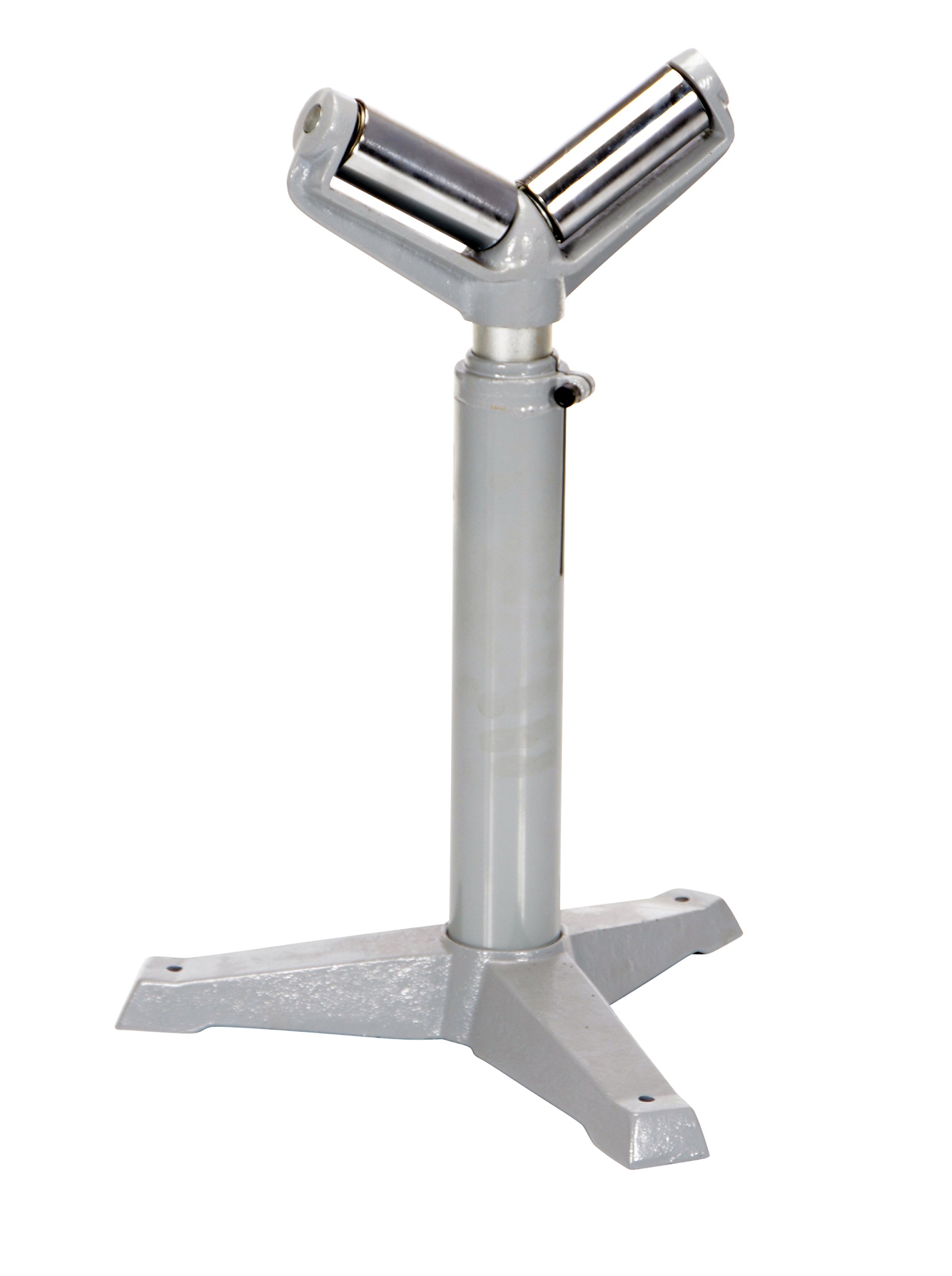 Vestil STAND-V 5-Inch V Deluxe Roller Stand – Adjustable Height 23 to 38.5 Inches – 1760 lbs Capacity – Heavy-Duty Support for Woodworking, Construction, and Workshop Projects