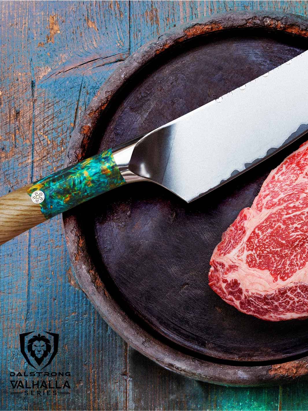 Dalstrong Valhalla Series 8-Inch Chef's Knife - Professional German Steel Kitchen Knife for Slicing, Dicing & Chopping - Perfect for Home Cooks & Professional Chefs