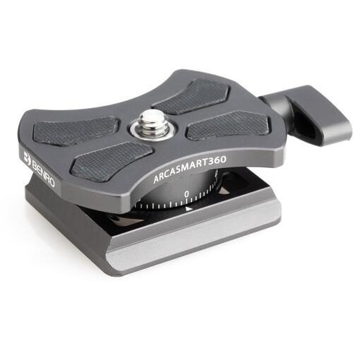 Benro ArcaSmart360 Rotating Adapter Plate - 360° Swivel Tripod Head for DSLR Cameras | Perfect for Landscape, Portrait & Panoramic Photography | Compatible with Arca-Swiss Quick Release System