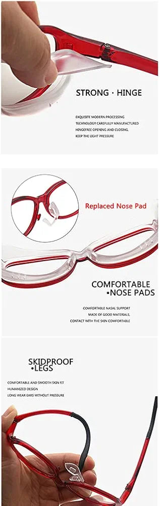 Japanese Anti-Pollen Protective Glasses with Blue Light Blocking - Allergy Relief & Eye Protection for Outdoor Activities & Digital Screen Use