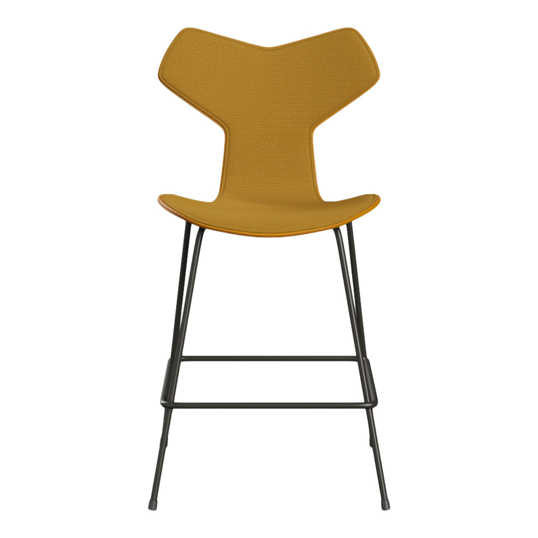 Grand Prix Counter Chair 3138 - Colored Ash Wood with Front Upholstery - Perfect for Kitchen Islands, Breakfast Bars & Modern Dining Areas