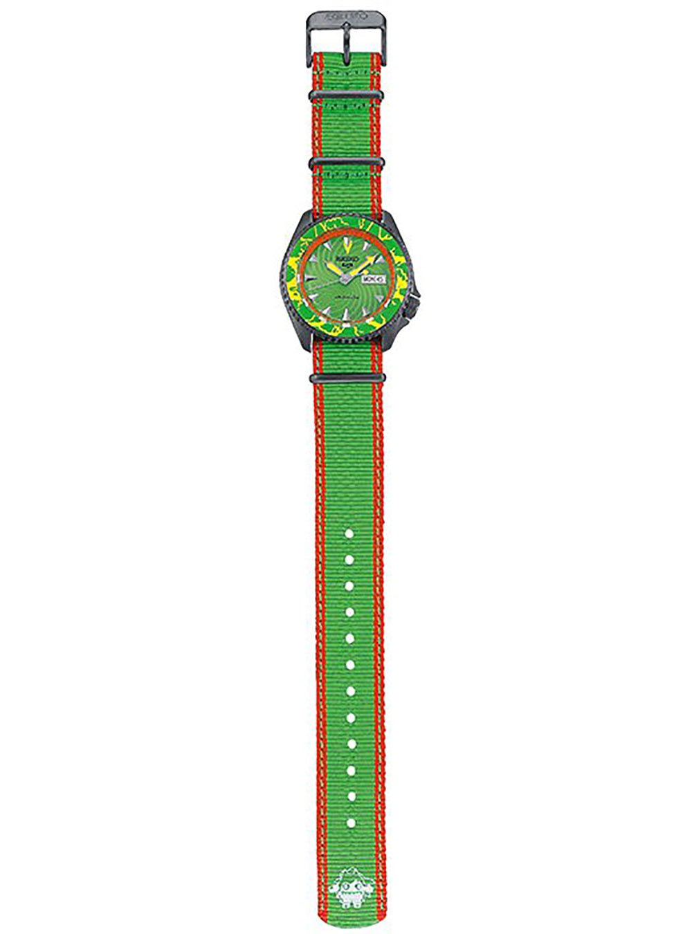 SEIKO 5 Sports Street Fighter V Limited Edition Blanka Model SBSA083 - Japanese Made Automatic Watch for Men - Perfect for Collectors, Gamers & Streetwear Enthusiasts