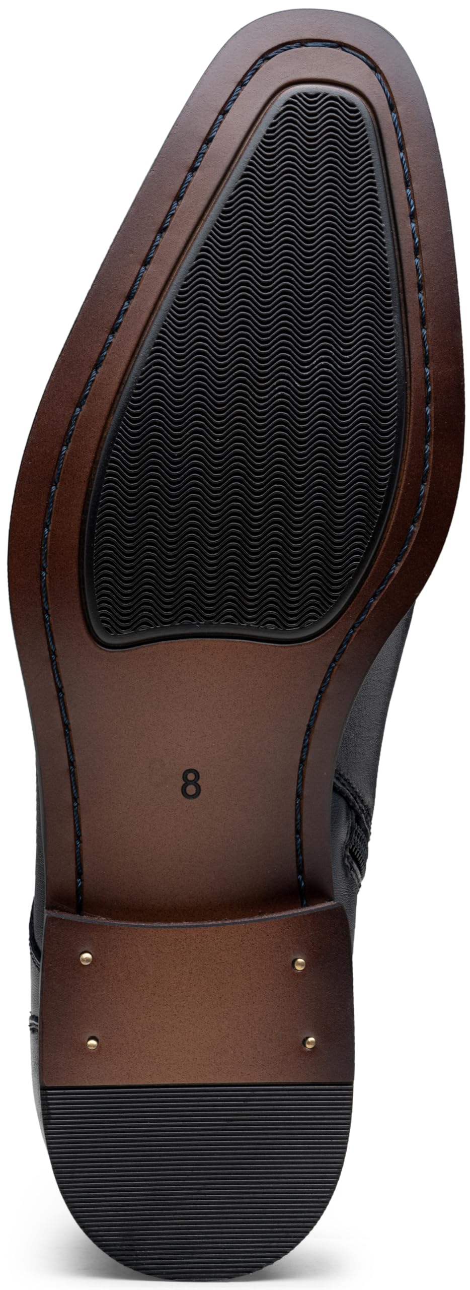 Jousen Men's Leather Dress Boots - Cap Toe Fashion Boots for Men | Stylish & Comfortable for Work, Casual & Formal Occasions