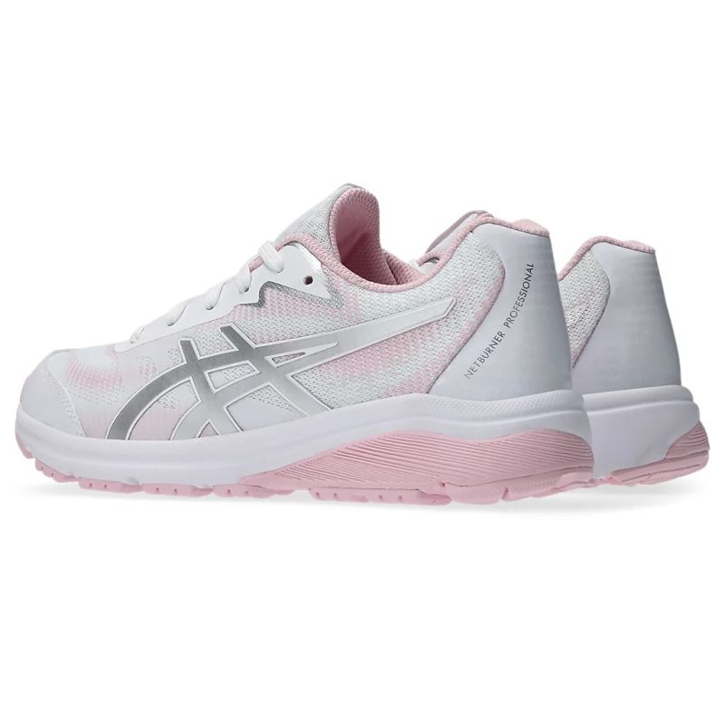 ASICS Netburner Professional 4 GS Kids Netball Shoes - Lightweight & Supportive for Junior Players - Perfect for Indoor Court Sports & Training Sessions