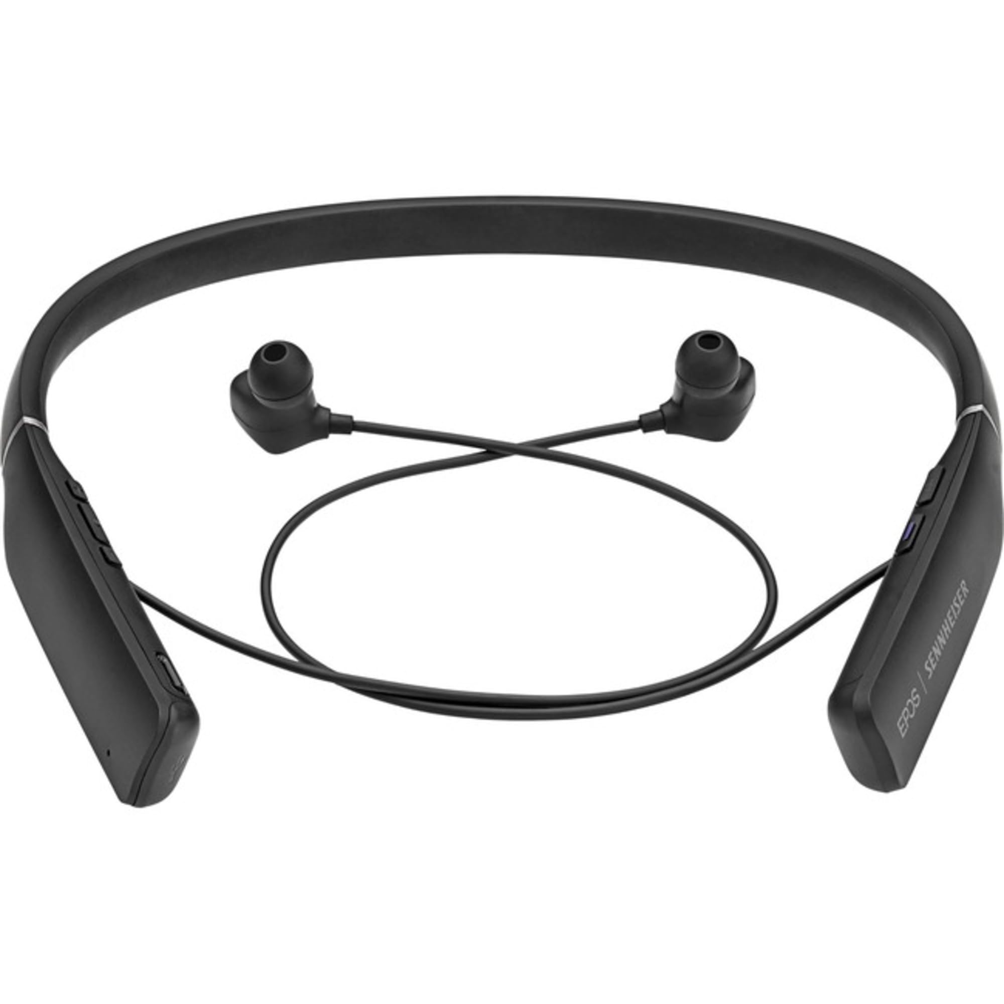 EPOS | SENNHEISER Adapt 460 Wireless Bluetooth Headset with ANC - Dual-Sided Neckband for Mobile & Softphone | UC Optimized Noise Cancelling Earphones for Office, Call Center & Remote Work (Black)