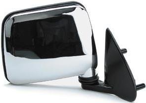 1986-1997 Nissan Pickup Right Side Manual Folding Chrome Mirror Replacement - Compatible with D21 Hardbody & Pathfinder - Perfect for Off-Roading & Daily Driving