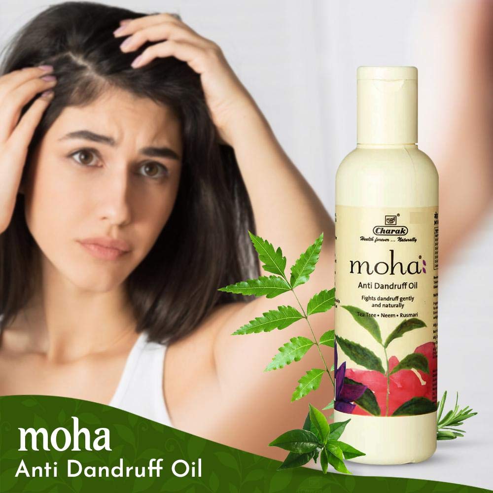 Tea Tree & Neem Anti Dandruff Hair Oil with Hibiscus & Rosemary - 200ml (Pack of 2) | Natural Scalp Treatment for Men & Women | Daily Hair Care for Dry, Itchy Scalp & Healthy Hair Growth