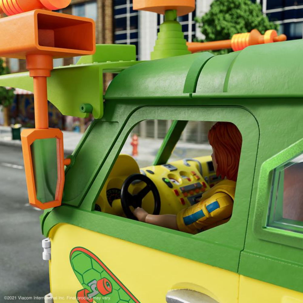 Teenage Mutant Ninja Turtles ULTIMATES! Party Wagon - TMNT Collectible Vehicle Toy for Kids & Adults - Perfect for Play, Display & Comic Conventions