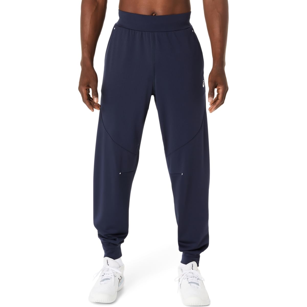 ASICS Men's Tennis Warm-Up Pants - Breathable Athletic Training Pants with Elastic Waist for Comfort - Perfect for Tennis, Running & Gym Workouts