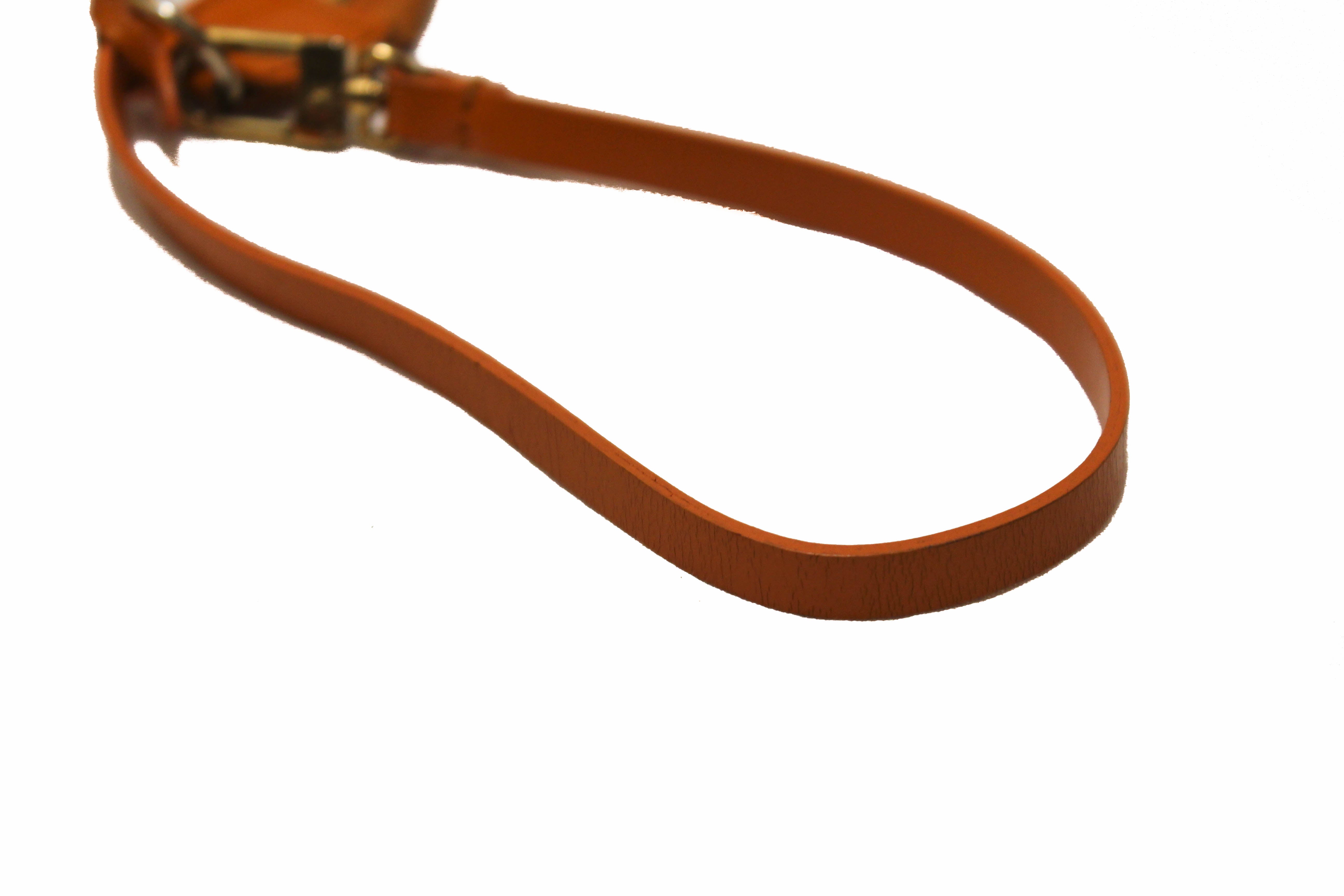 Authentic Louis Vuitton Orange Epi Leather Pochette Bag - Luxury Crossbody Clutch for Women, Fashionable Evening Purse for Parties, Dates & Special Occasions