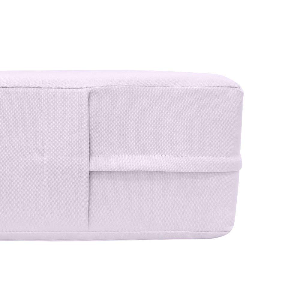 Prolinemax Style2 Twin Size 5-Piece Outdoor Daybed Set with Knife Edge Mattress Cushion & Bolster Pillows - Perfect for Patio, Poolside, and Garden Relaxation