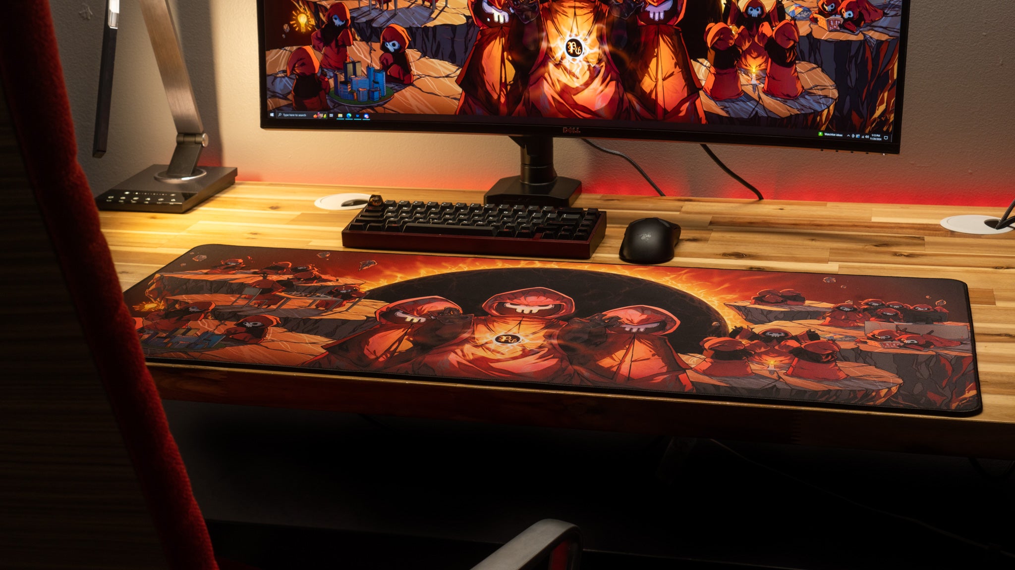 Pravus Revelation by Dawn - Content Creator & Gaming Mouse Pad Deskmat - Perfect for Streaming, Gaming & Office Work