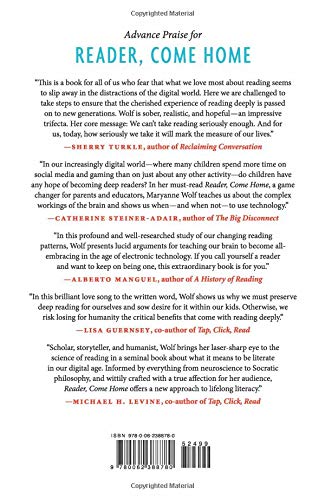 Reader, Come Home: The Reading Brain in a Digital World - Neuroscience Book About How Technology Changes Reading Habits | Perfect for Educators, Parents & Book Lovers
