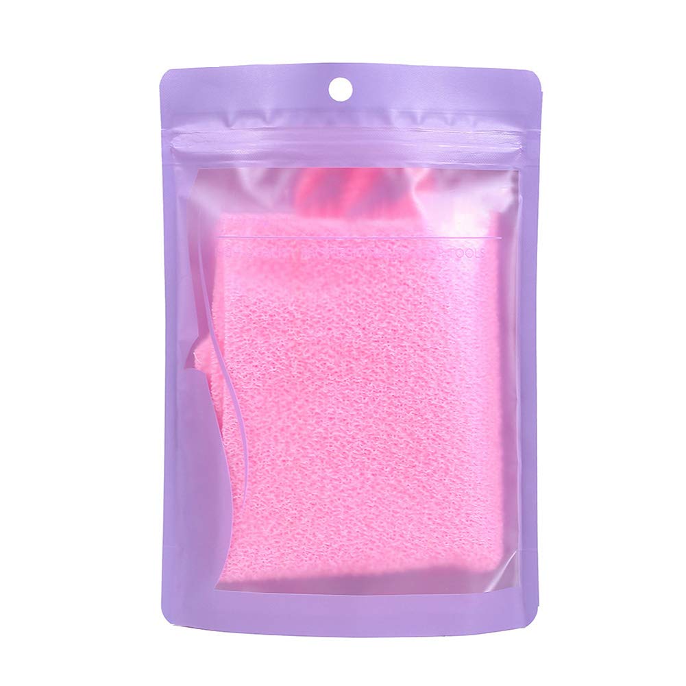 Exfoliating Back Scrubber with Handles - Stretchable Bath Wash Towel for Shower, Pink | Neck & Back Scrubber for Deep Cleansing & Skin Care | Perfect for Spa Days & Relaxing Bath Time