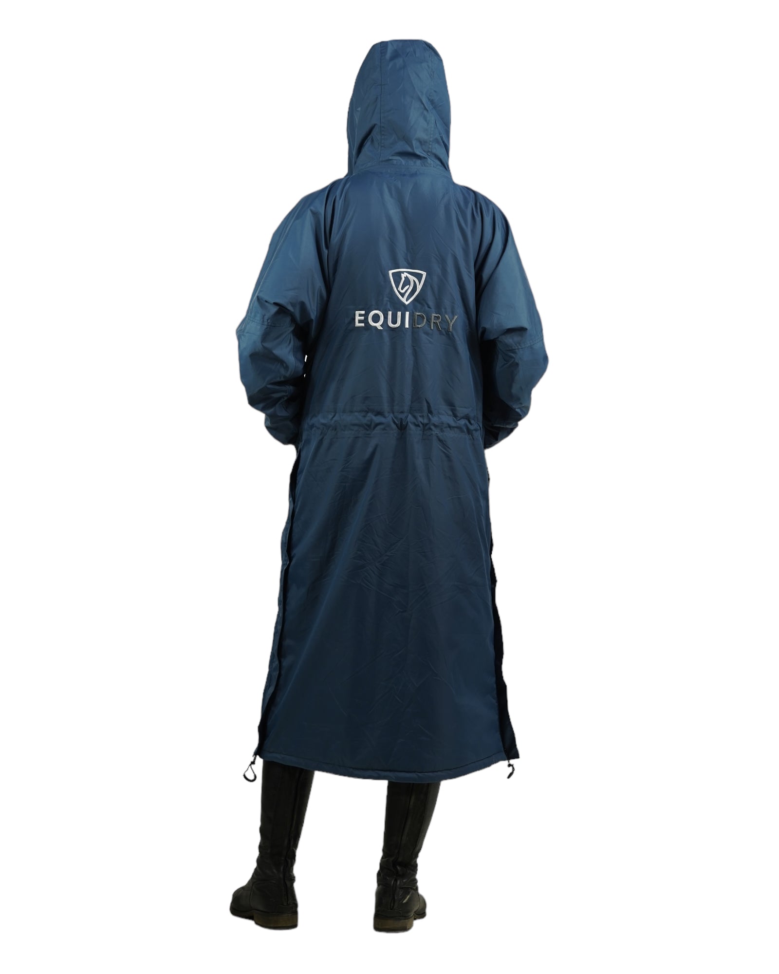 Evolution Men's Thin Fleece Hooded Jacket - Steel Blue | Lightweight Winter Pullover for Outdoor Activities & Casual Wear