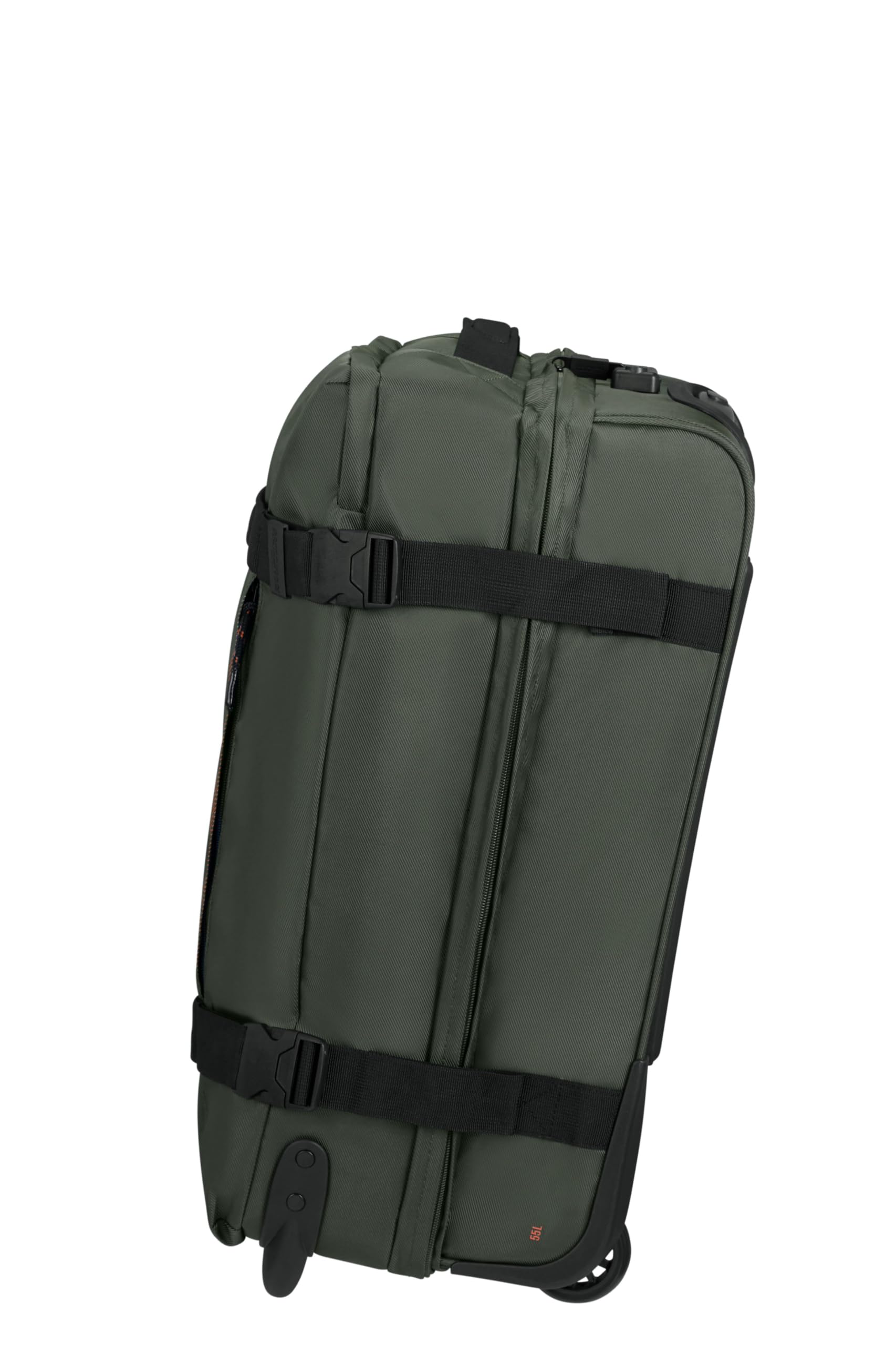 American Tourister Unisex Urban Track Travel Backpack - 55L (55cm) Dark Khaki Green Carry-On Luggage for Business Trips, College & Weekend Getaways