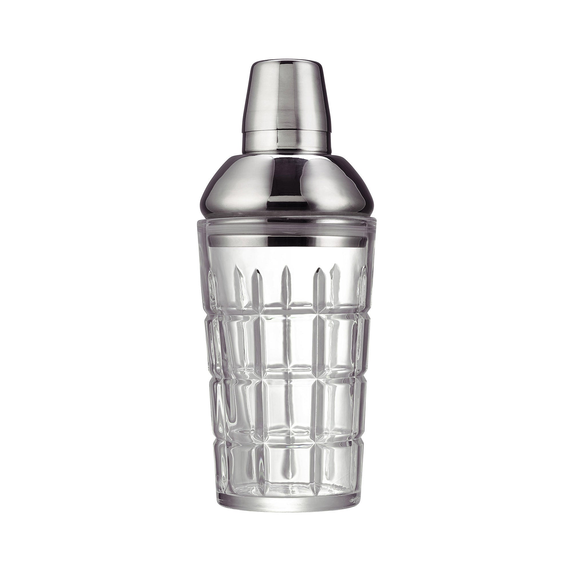 Artland Art Newport Shaker Glass - Clear One Size - Perfect for Cocktails, Mocktails and Home Bar Decor