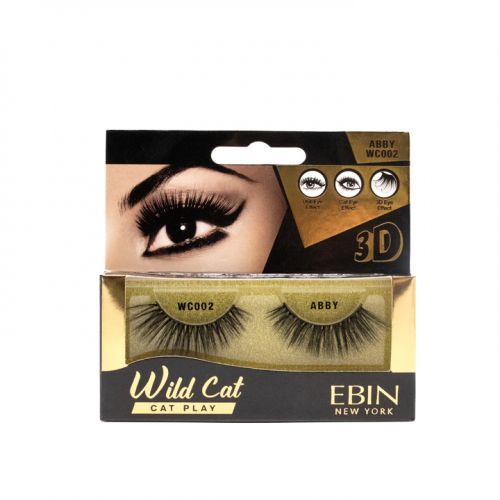 WILD CAT 3D LASH - Voluminous False Eyelashes for Dramatic Eye Makeup | Perfect for Parties, Weddings & Special Occasions