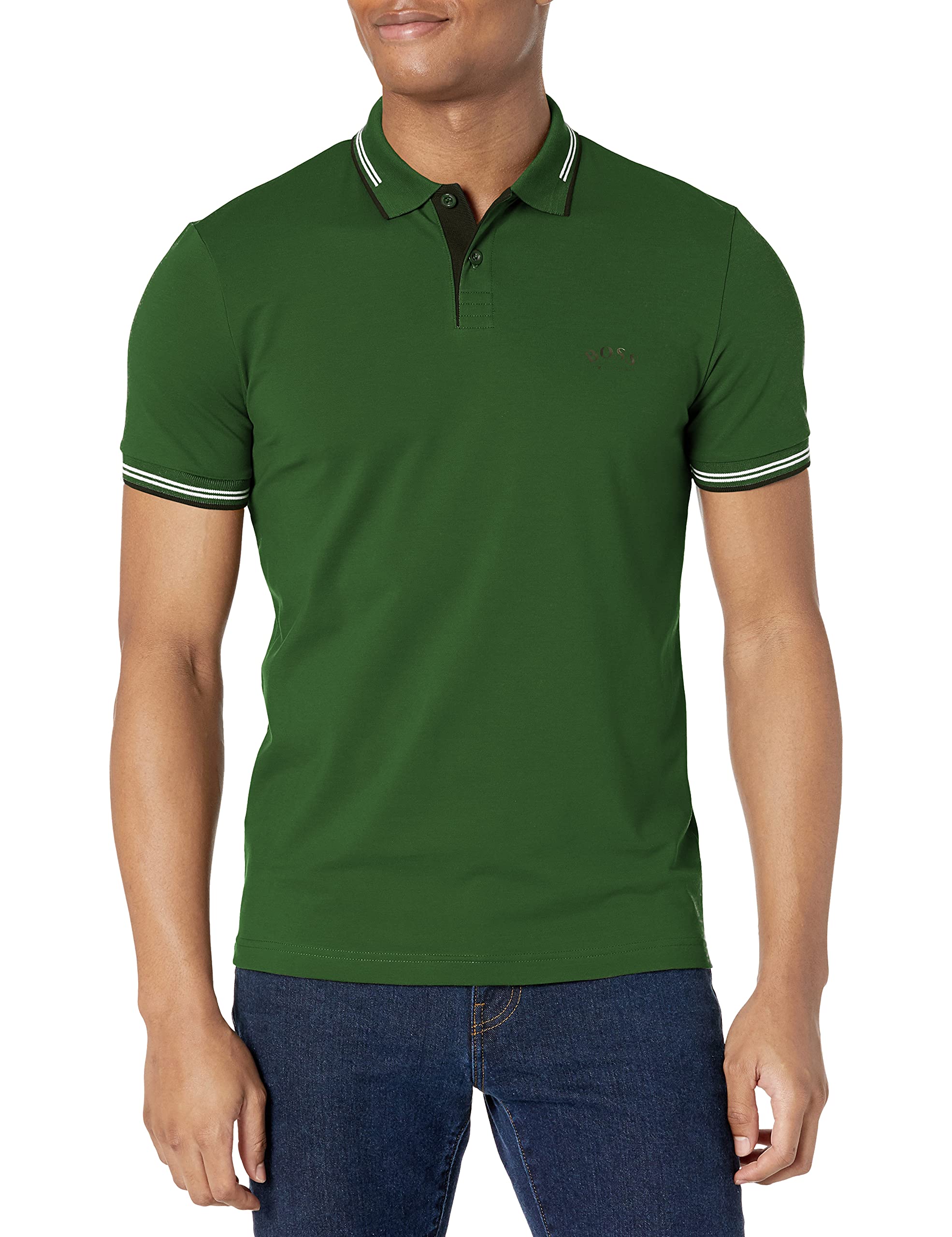 Hugo Boss Men's Classic Fit Polo Shirt - Breathable Cotton, Slim Fit Casual Shirt for Men | Perfect for Golf, Office & Summer Outfits