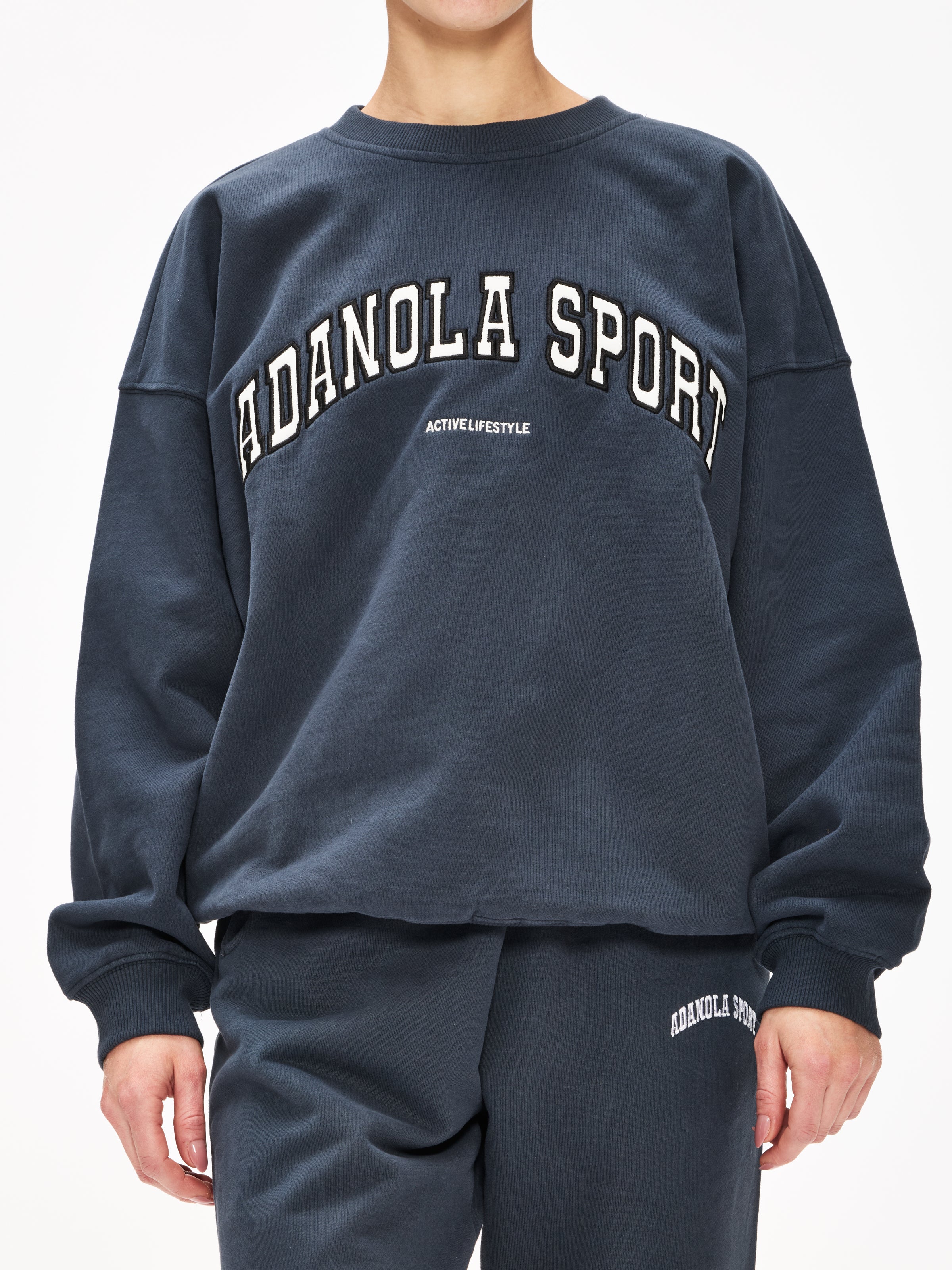 Adanola AS Oversized Sweatshirt for Women - Soft Fleece Pullover Hoodie, Loose Fit Casual Streetwear - Perfect for Gym, Lounge & Everyday Wear
