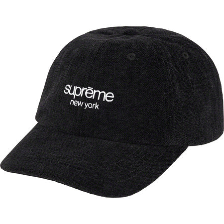 Supreme Chenille 6 Panel Black Baseball Cap - Stylish & Comfortable Adjustable Dad Hat for Men & Women - Perfect for Sports, Outdoor Activities & Fashion Streetwear
