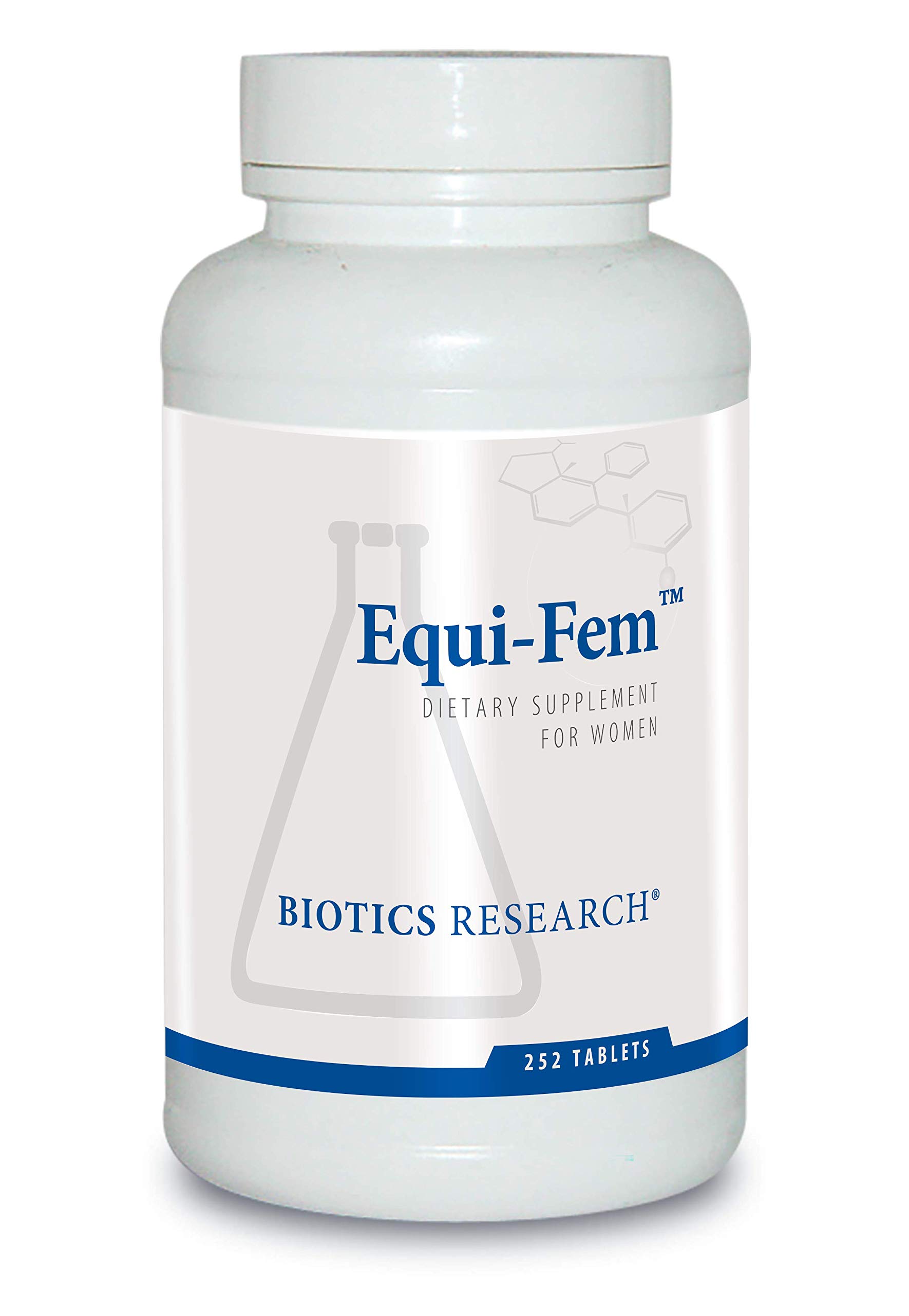 Biotics Research Equi Fem Women's Multivitamin & Mineral Supplement - High Dose PMS Support with Black Cohosh & Dong Quai + Digestive Enzymes (252 Tablets) | Hormonal Balance & Menstrual Comfort for Active Women