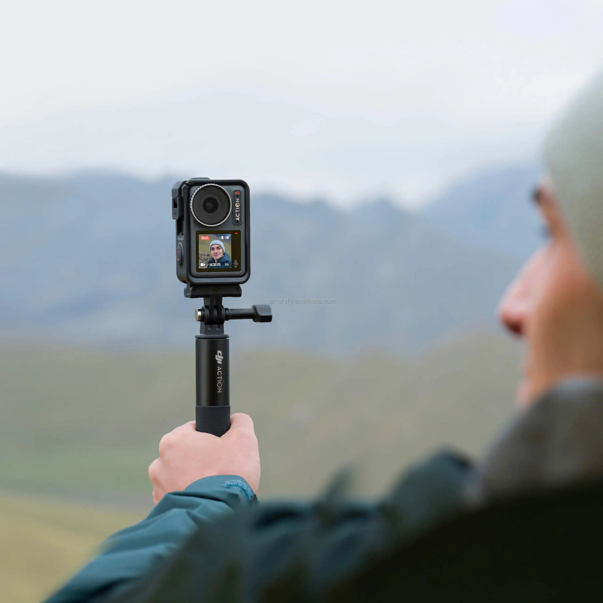 DJI Osmo Action 3 4K 120fps Waterproof Action Camera with Dual Screens - Perfect for Vlogging, Surfing, Skiing & Outdoor Adventures