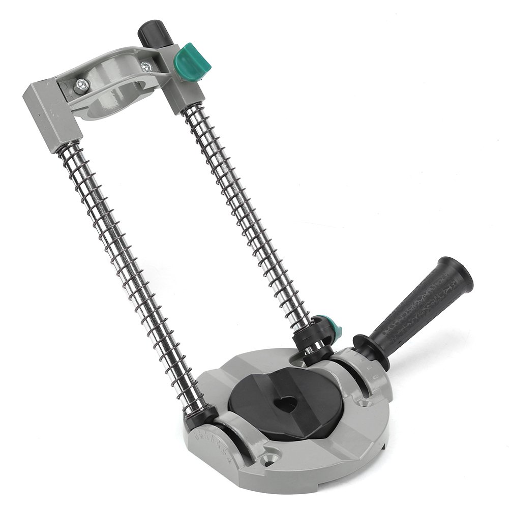 Adjustable Angle Drill Stand Holder Guide - Precision Positioning Bracket for Electric Drills | Perfect for Woodworking, Metalworking & DIY Home Projects