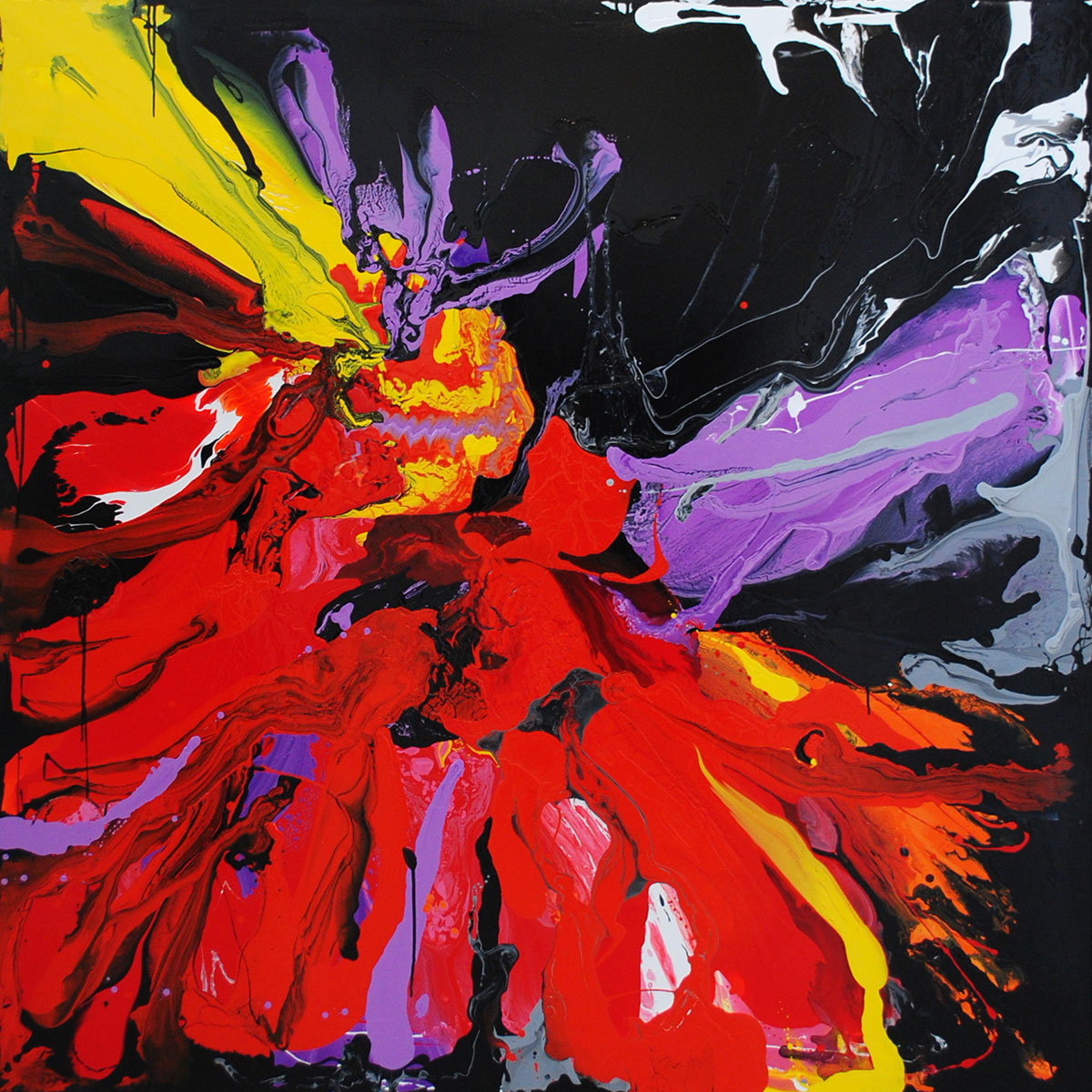 Speranza Acrylic Painting on Canvas - Handmade Wall Art for Living Room, Bedroom & Office Decor