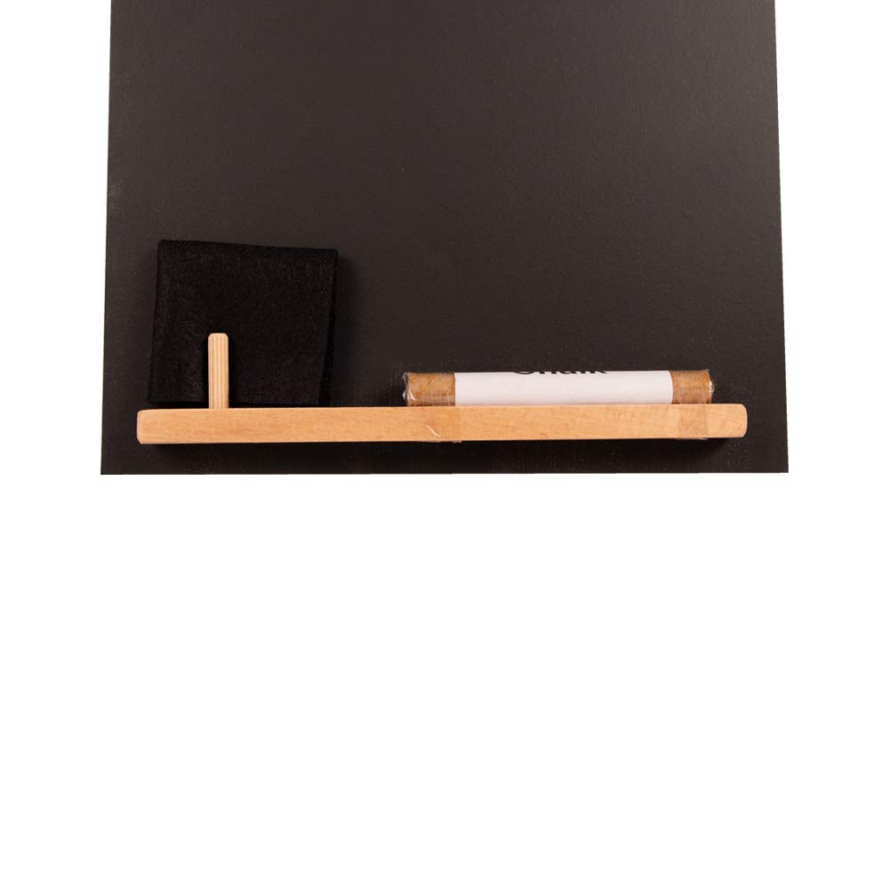 Premium Small Black Chalkboard with Wooden Frame - 11.7