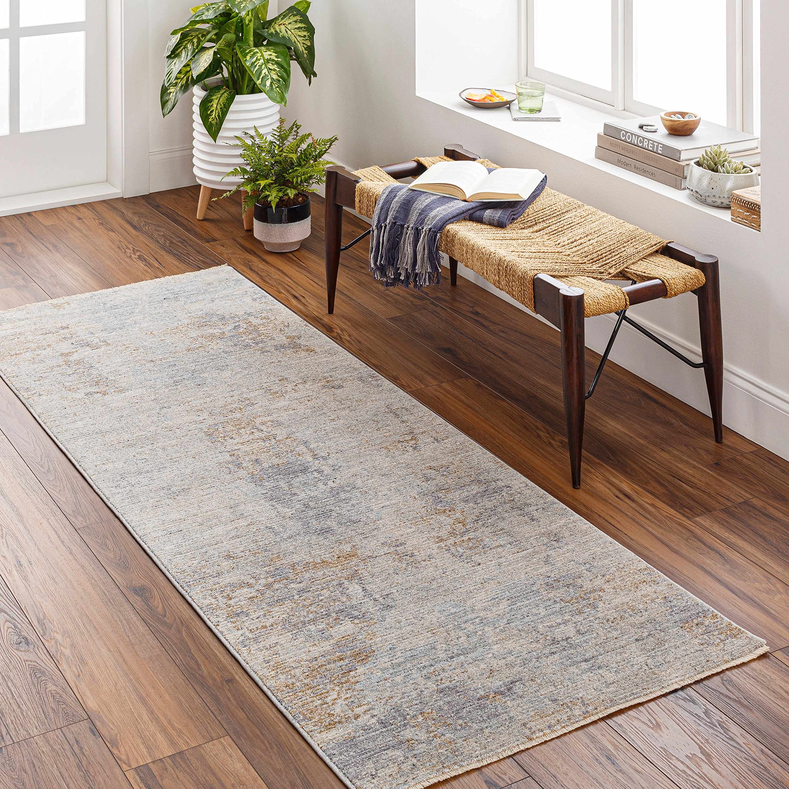 Hauteloom Deka Soft Modern Round Area Rug for Living Room and Bedroom - 5'3