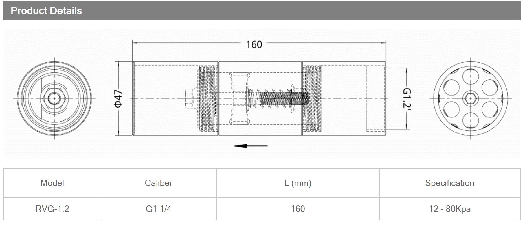 Stainless Steel Pressure Vacuum Relief Valve | Adjustable Range 1-11 PSI | Protects Machinery from Excess Pressure & Vacuum in Process Lines | Ideal for Industrial Piping, Chemical Processing & HVAC Systems
