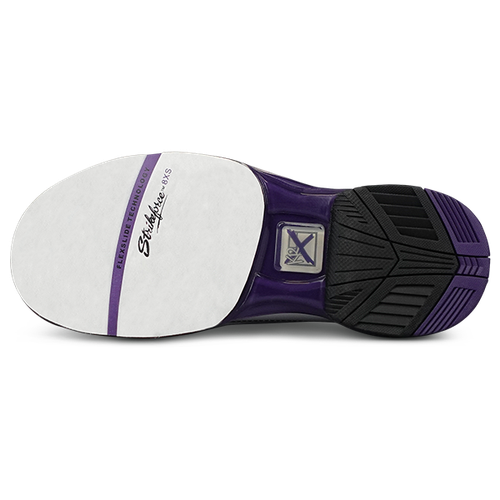 KR Strikeforce Dream White/Purple Right Hand Women's High Performance Bowling Shoes - Perfect for League Play & Tournament Competition