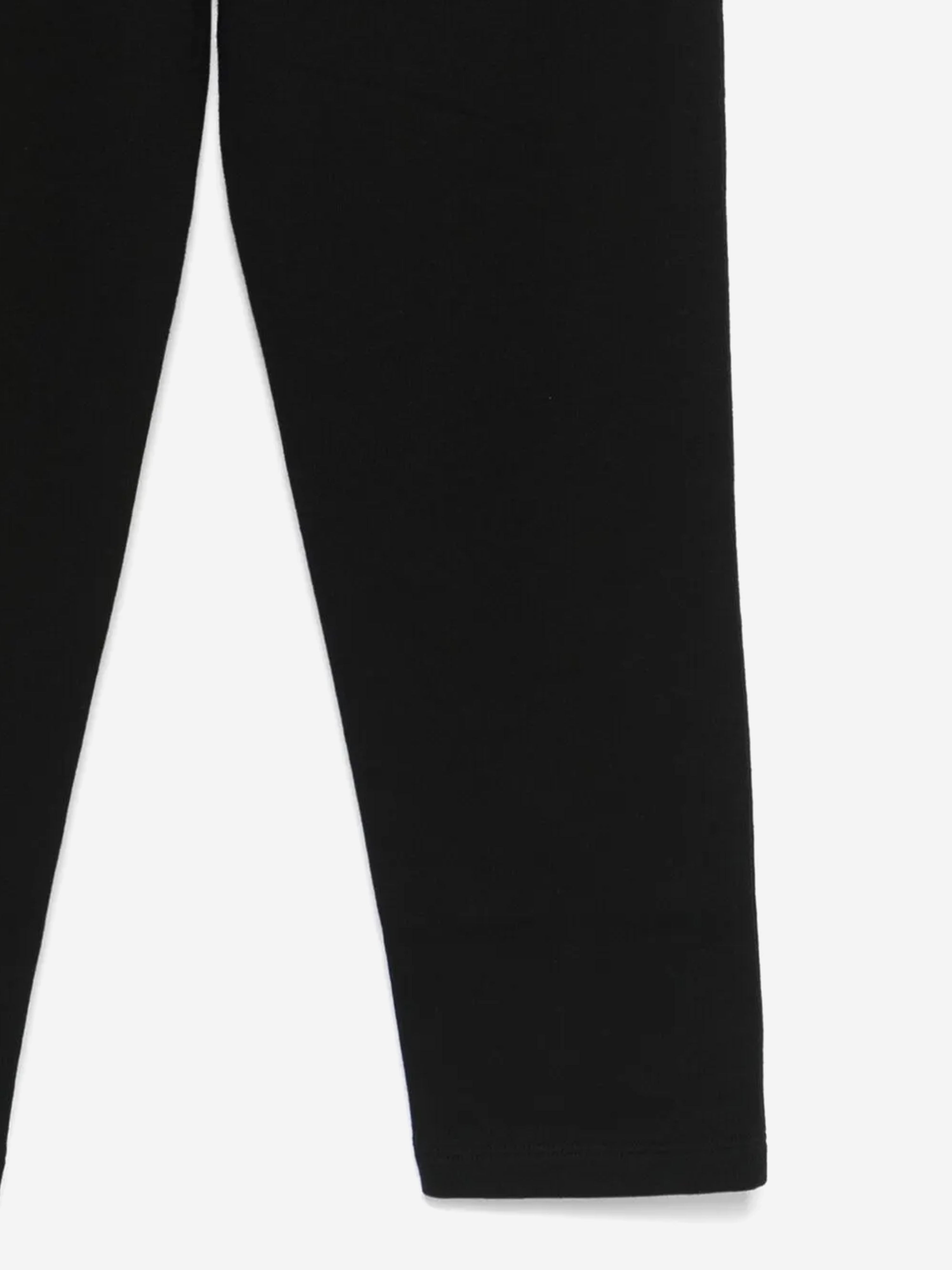 Balmain Girls Black Logo Button Joggers - Stylish & Comfortable Fleece Pants for School, Playdates & Casual Outings