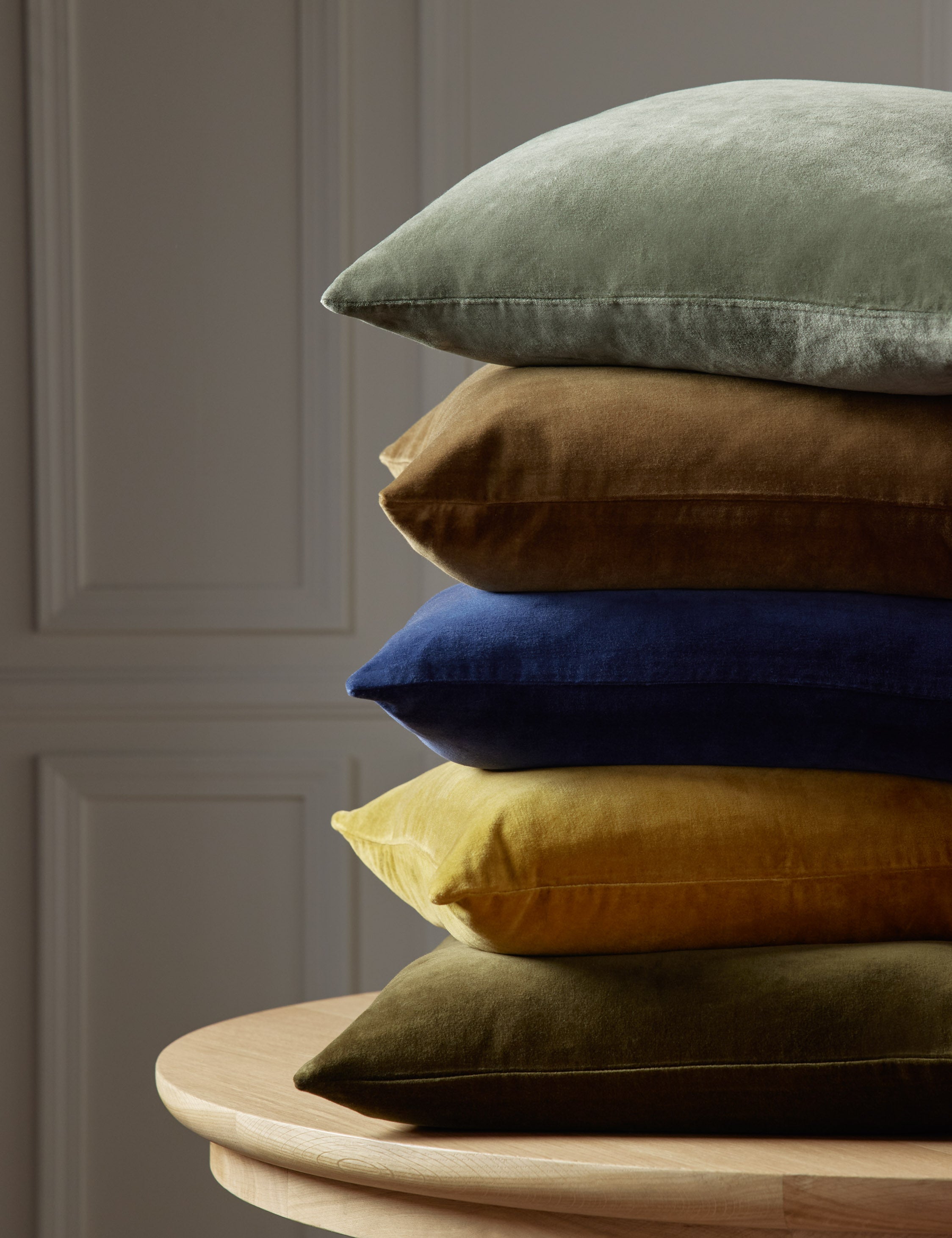 Charlotte Velvet Pillow - Luxury Soft Decorative Throw Pillow for Sofa, Bed & Couch - Elegant Home Decor & Comfortable Living Room Accessory