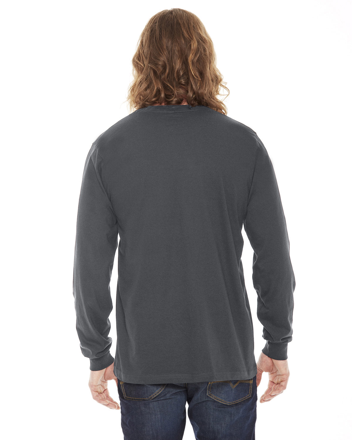 American Apparel 2007W Unisex Premium Cotton Long Sleeve T-Shirt - Soft Crewneck Tee for Men & Women | Perfect for Casual Wear, Layering & Everyday Comfort