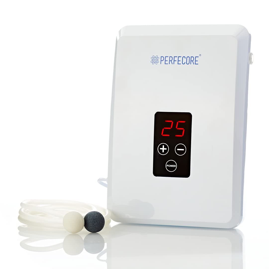 600mg/Hour Water Ozonator Machine with Diffuser Stones & Timer - Odor Eliminator for Home, Kitchen, Fruits & Vegetables - Fresh Water Purifier for Drinking, Cleaning, and Food Sanitizing