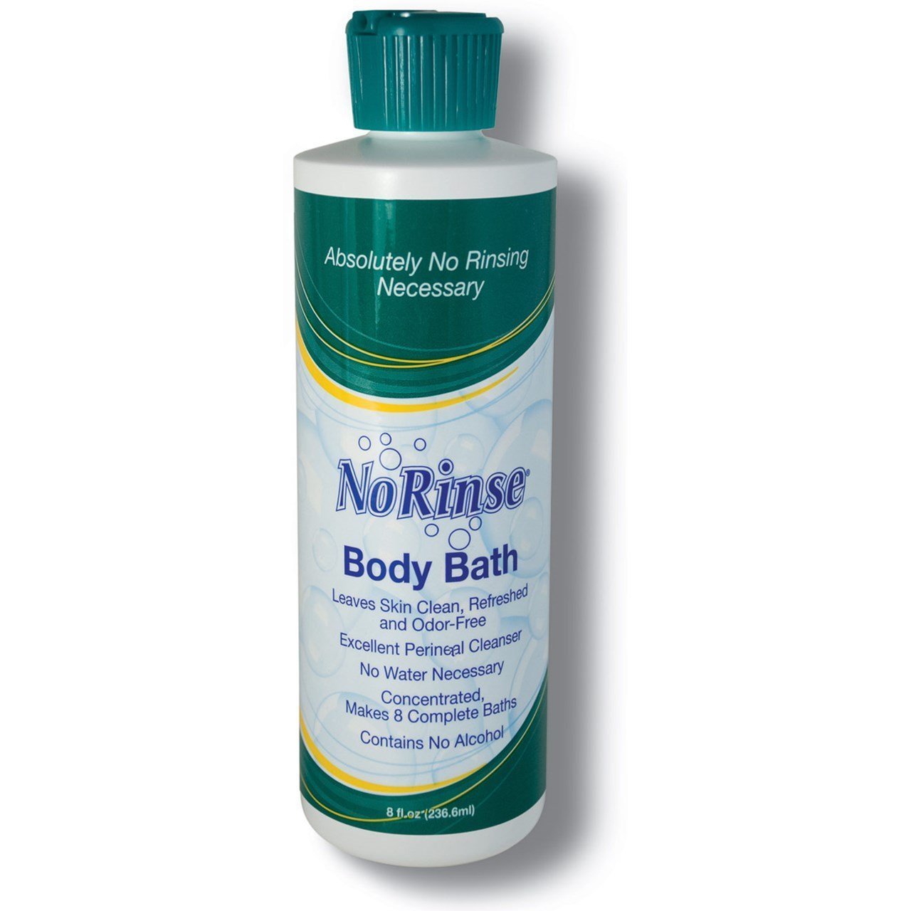 No Rinse Body Bath for Adults & Seniors - 8 oz (Pack of 5) | Waterless Cleansing Foam for Bedridden, Post-Surgery & Travel | Hypoallergenic & pH Balanced