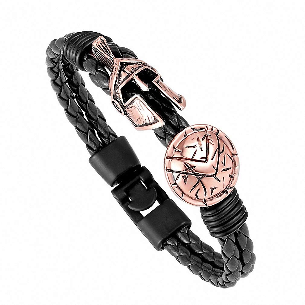 Stylish Hynsin Paracord Bracelets for Men & Women - Spartan Helmet Design Tactical Survival Gear | Perfect for Outdoor Adventures, Hiking, Camping & Emergency Preparedness