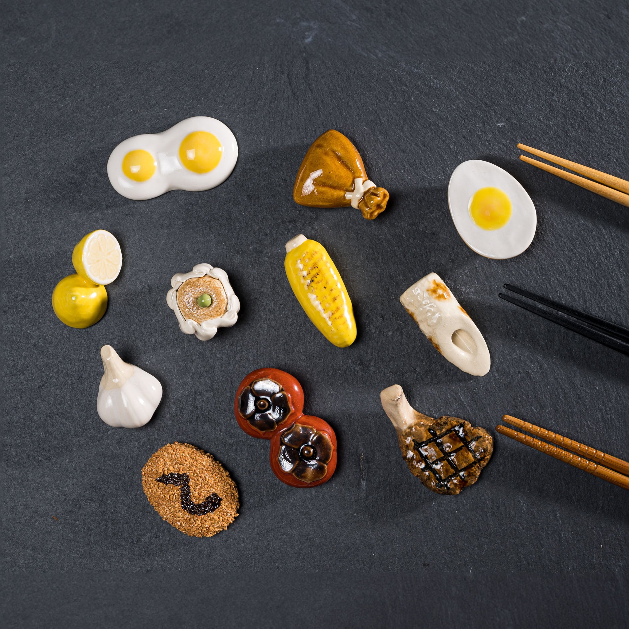 Premium Bamboo Chopstick Rest Set - 11 Elegant Designs for Asian Dining, Sushi, and Home Decor | Eco-Friendly Tableware for Restaurants and Gifts