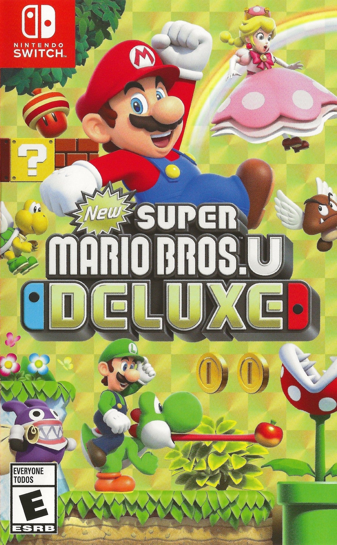 New Super Mario Bros. U Deluxe - Nintendo Switch Game | Family-Friendly Multiplayer Adventure | Perfect for Party Gaming & Family Bonding